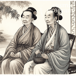 16°, Jupiter in Aries, Traditional Chinese Art artwork