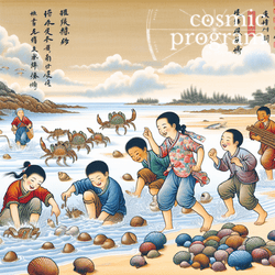 43°, Mars in Taurus, Traditional Chinese Art artwork