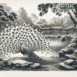 59°, North Node in Taurus, Traditional Chinese Art artwork