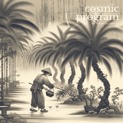 84°, South Node in Gemini, Traditional Chinese Art artwork