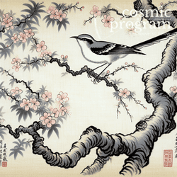 88°, Saturn in Gemini, Traditional Chinese Art artwork