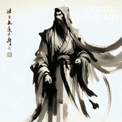 114°, Moon in Cancer, Traditional Chinese Art artwork