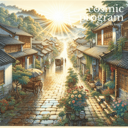 135°, Saturn in Leo, Traditional Chinese Art artwork