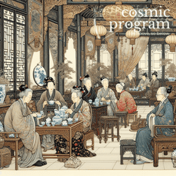 176°, North Node in Virgo, Traditional Chinese Art artwork
