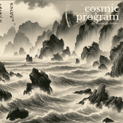 214°, Moon in Scorpio, Traditional Chinese Art artwork