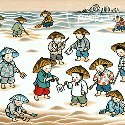 257°, Pluto in Sagittarius, Traditional Chinese Art artwork