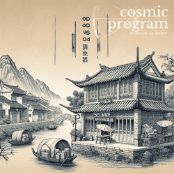 261°, Uranus in Sagittarius, Traditional Chinese Art artwork
