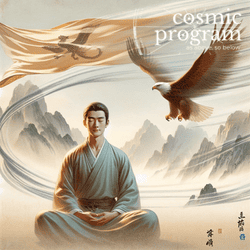 308°, Saturn in Aquarius, Traditional Chinese Art artwork