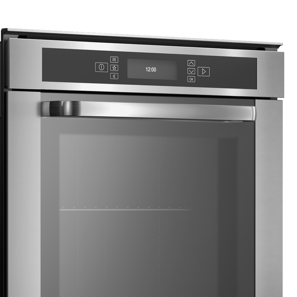Forno de embutir elétrico Brastemp 67 litros cor inox com Função Ar Forçado e Painel Touch