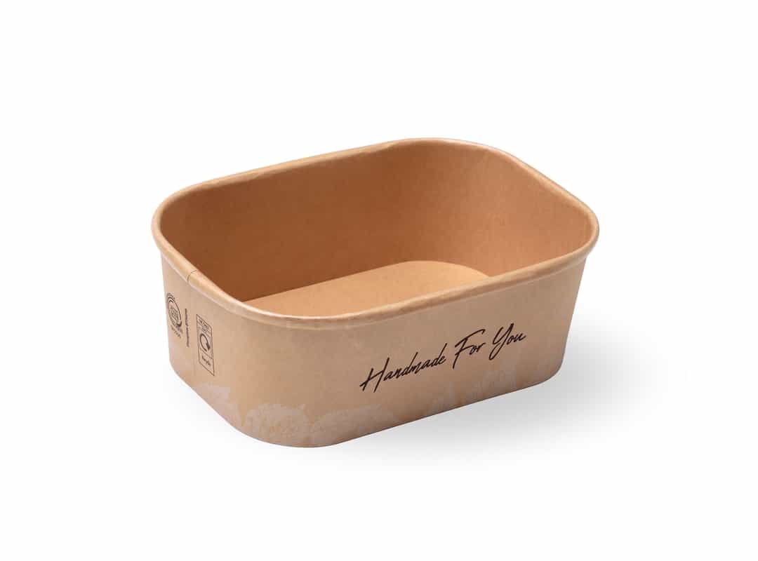 BTN018 - Back to Nature 750ml Rectangular Food Container