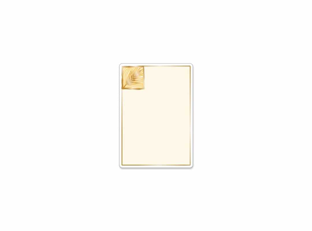 BAK004 - Bakers Gold Small 16 p/s Label
