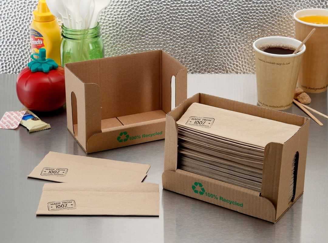 100% Recycled Napkin and Dispenser Kit image