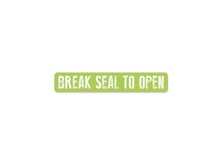 BRE002 - Breakseal Green Label
