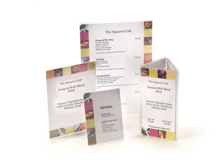SQU004 - Coffee Squares Menu Paper