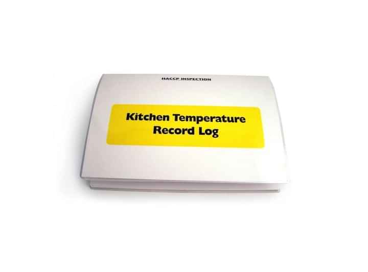 HAC001 - Kitchen Temp. Record Log - Yellow