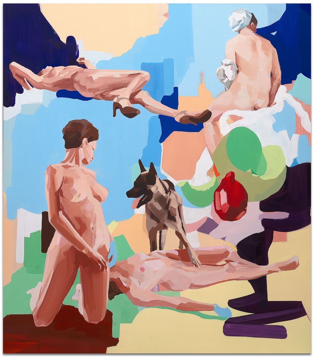 Stefan Dunlop - Four Female Figures
