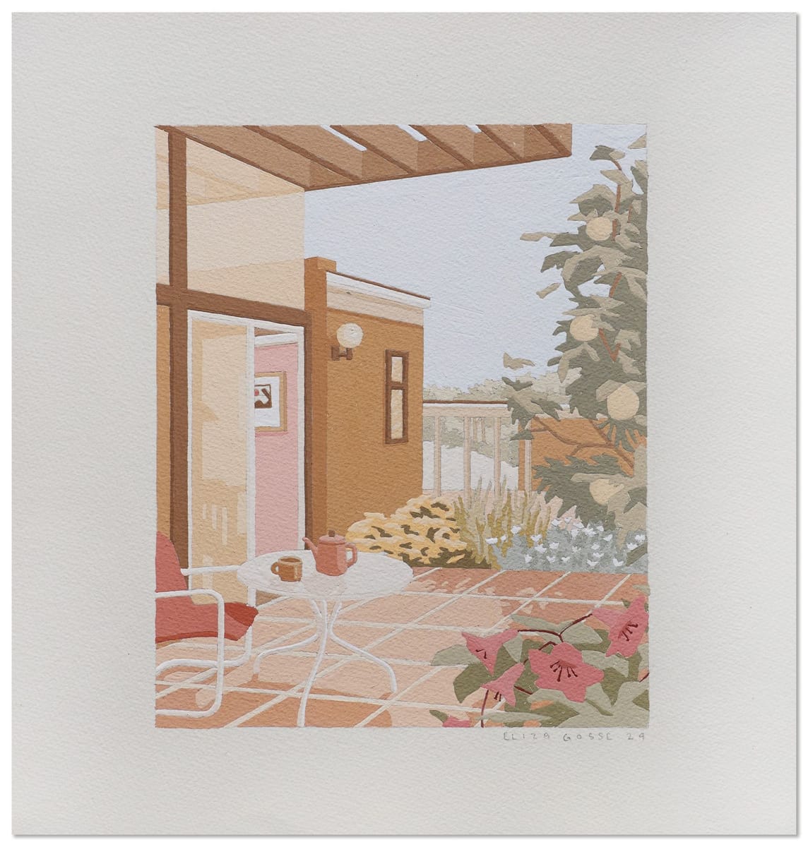 Eliza Gosse - Tea Amongst the Rhododendrons (study)