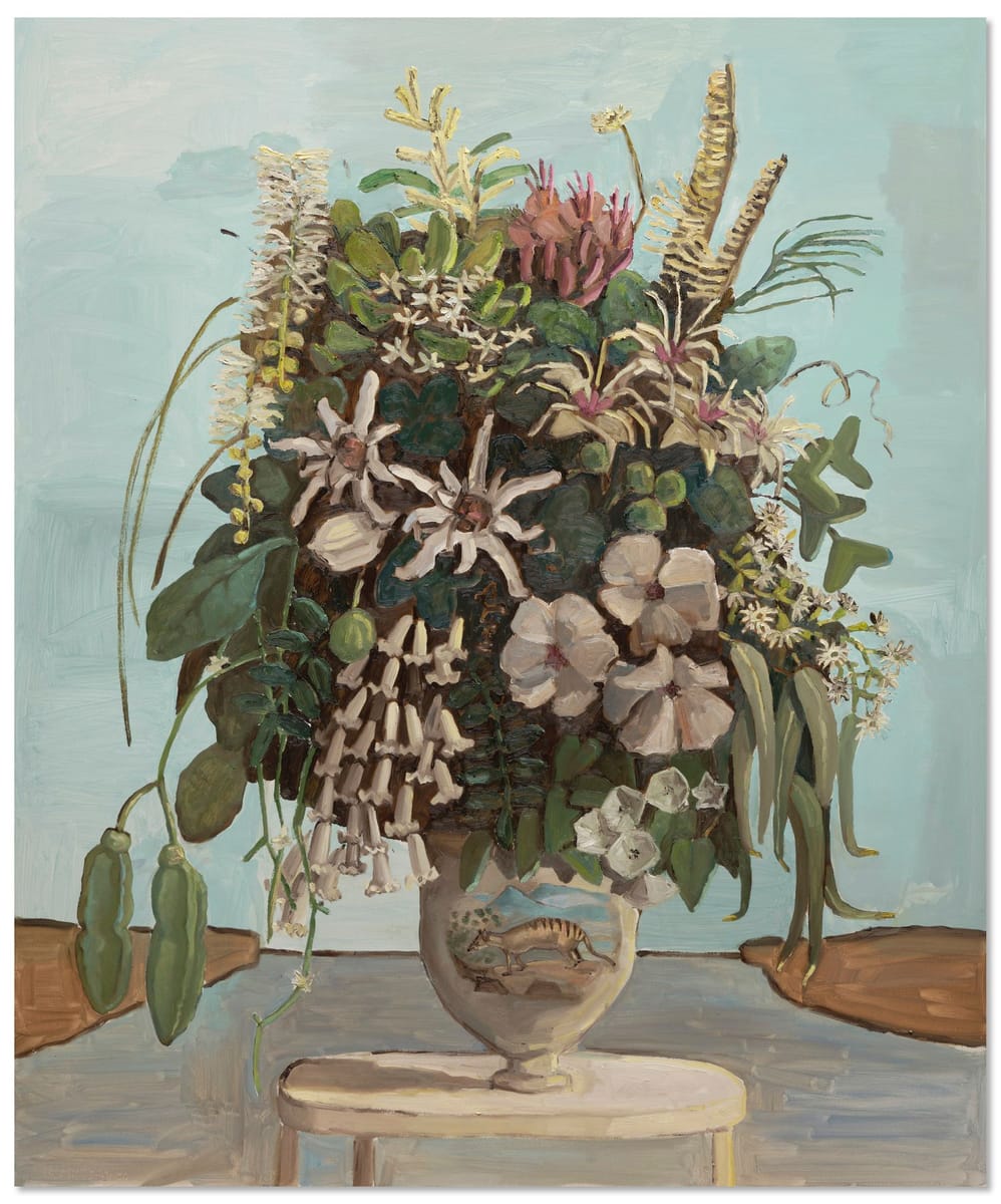 Jane Guthleben - Coastal Arrangement with Stubbs' Thylacine