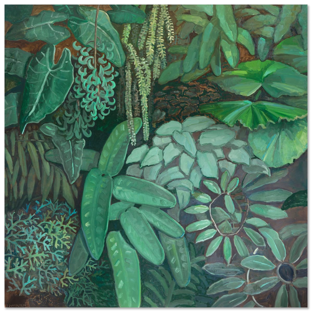 Jane Guthleben - Falling into Green, Flecker Gardens
