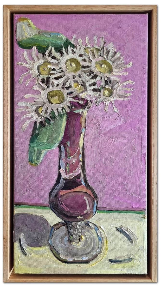 Jane Guthleben - Hispida in Claret Vase
