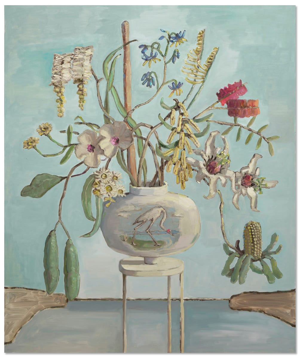 Jane Guthleben - Tropic of Capricorn Arrangement with Brolga, after Audubon