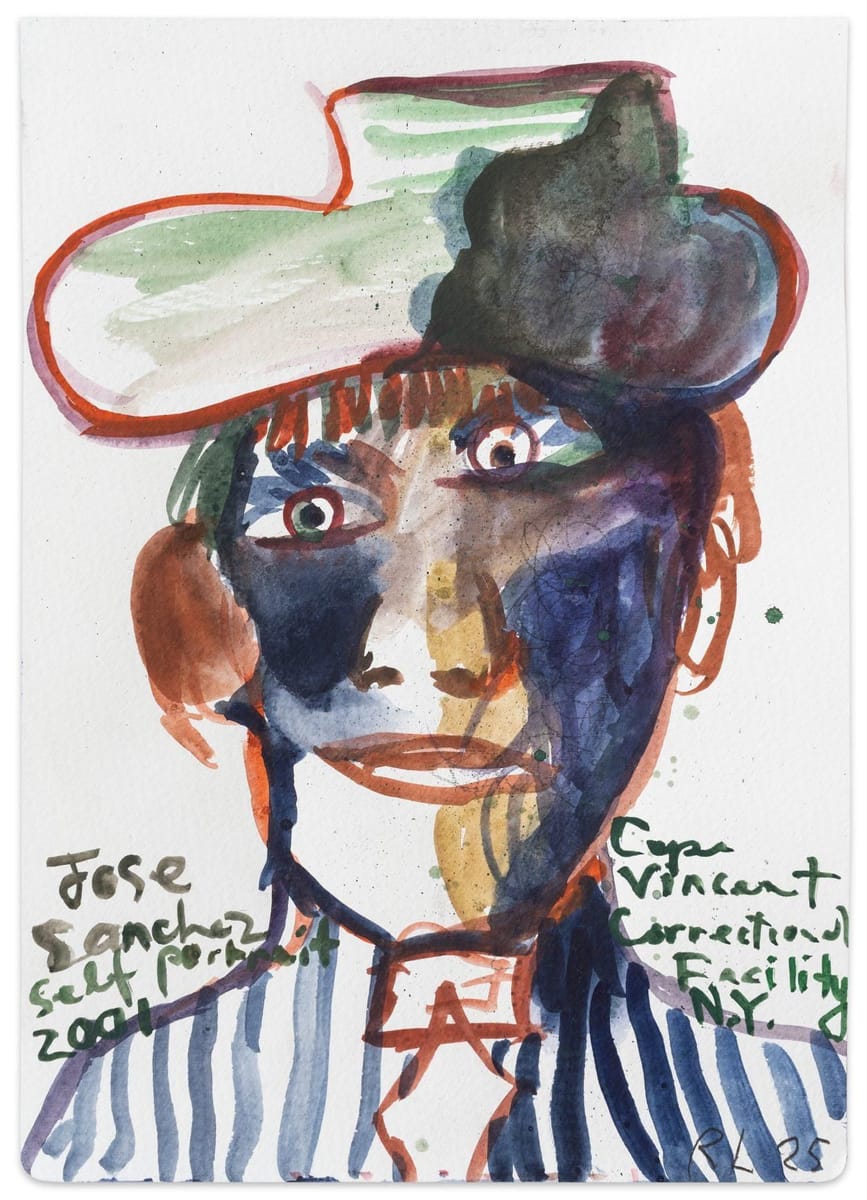 Rhys Lee - Self portrait (after Jose Sanchez, 2001) NZ 2025 (study)