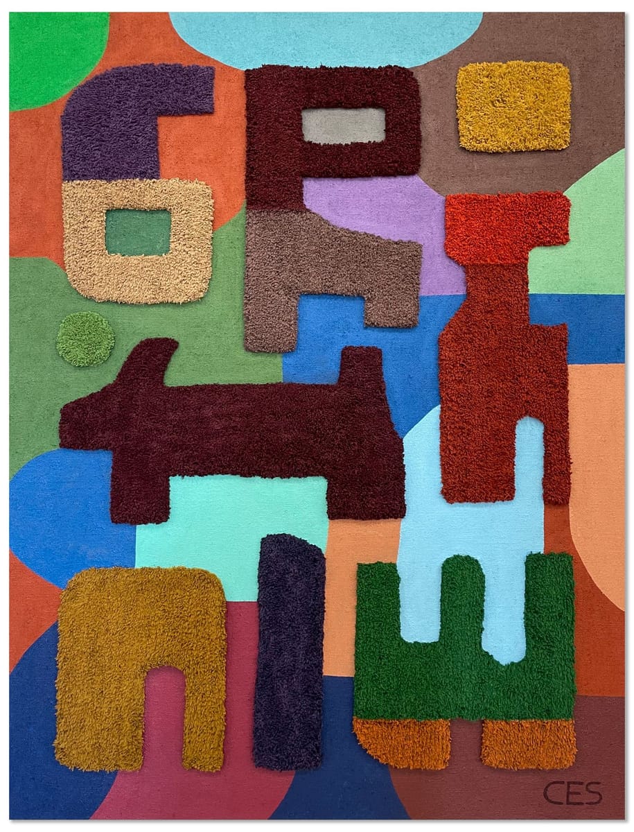 Ces McCully - Composition (blue lake)