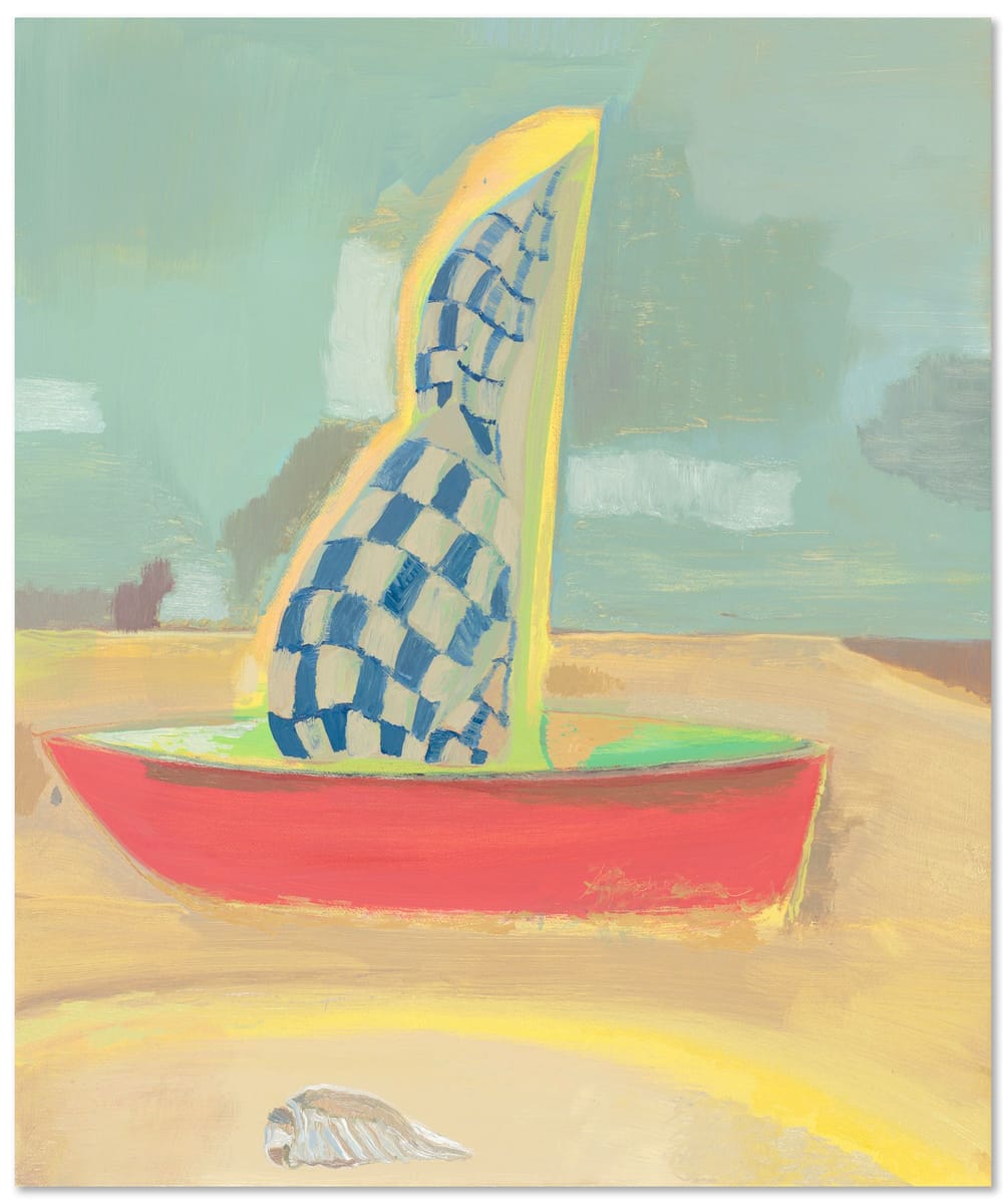 PM Gambiteer 2025 oil on canvas 55x46cm