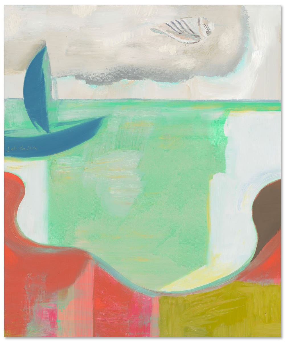 PM Let Them 2025 oil on canvas 55x46cm