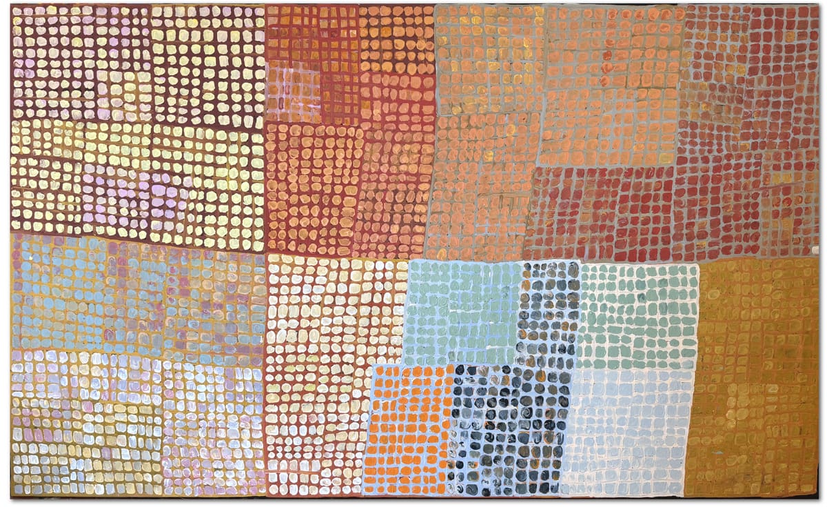 Carbiene McDonald Tjangala - Four Dreamings 688-25