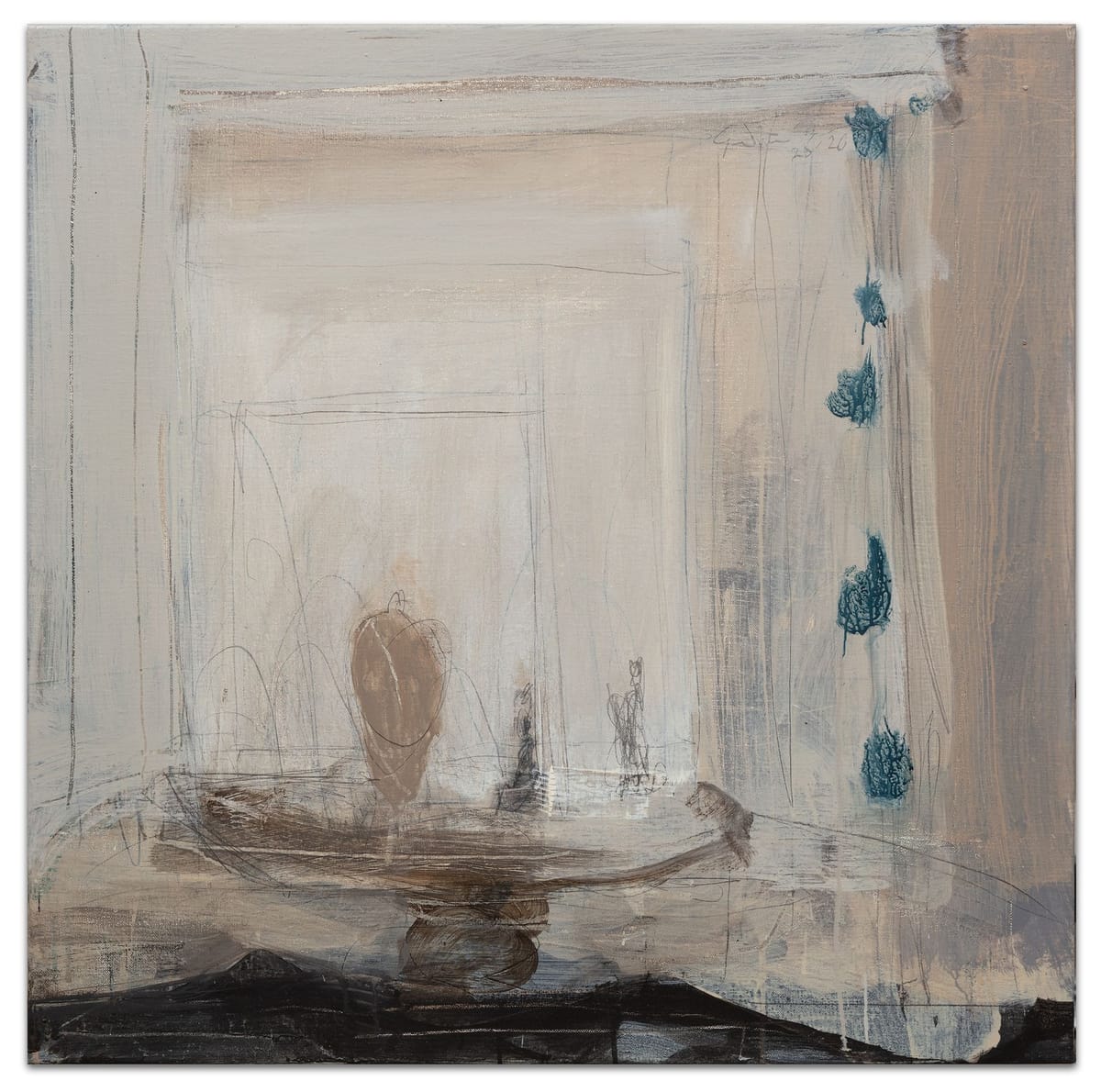 Peter Godwin - Studio Trobriand Figures, Dull Light