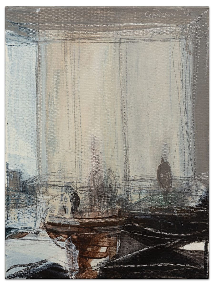 Peter Godwin - Studio with Three Masks