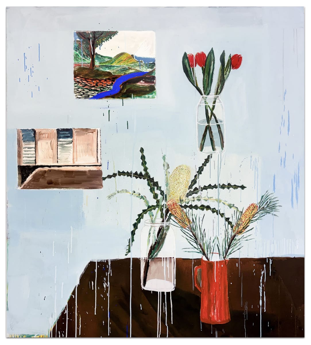 Sally Anderson - Birth banksias, balancing tulips with BT's landscape and interior