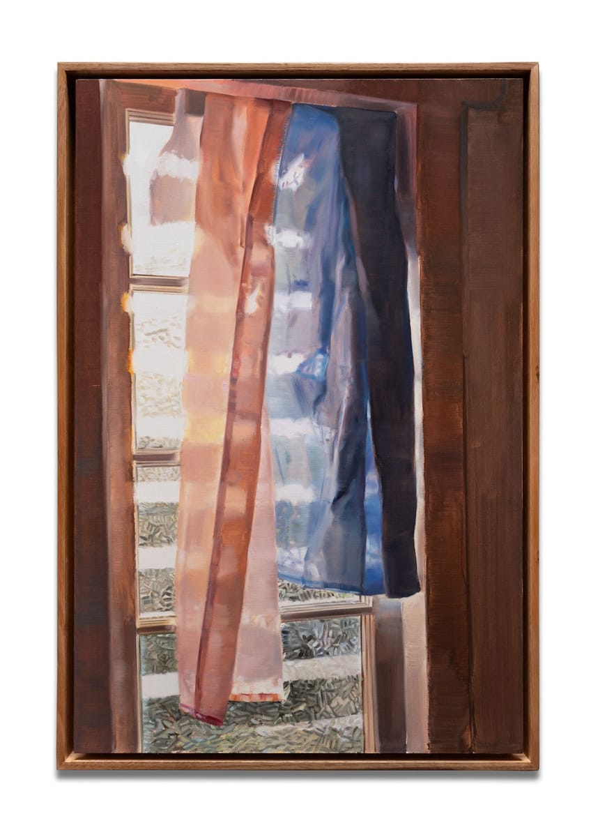 Cosima Scales - Storm shutters, improvised curtain