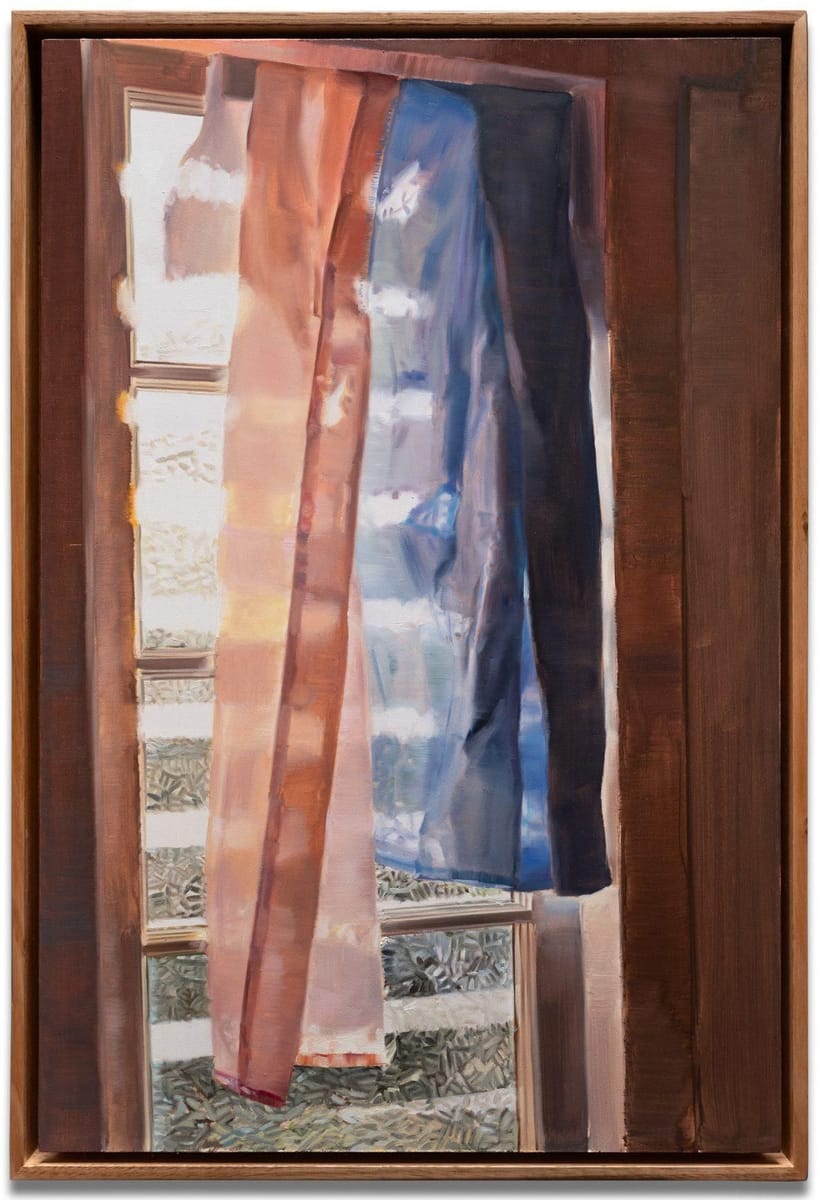 Cosima Scales - Storm shutters, improvised curtain