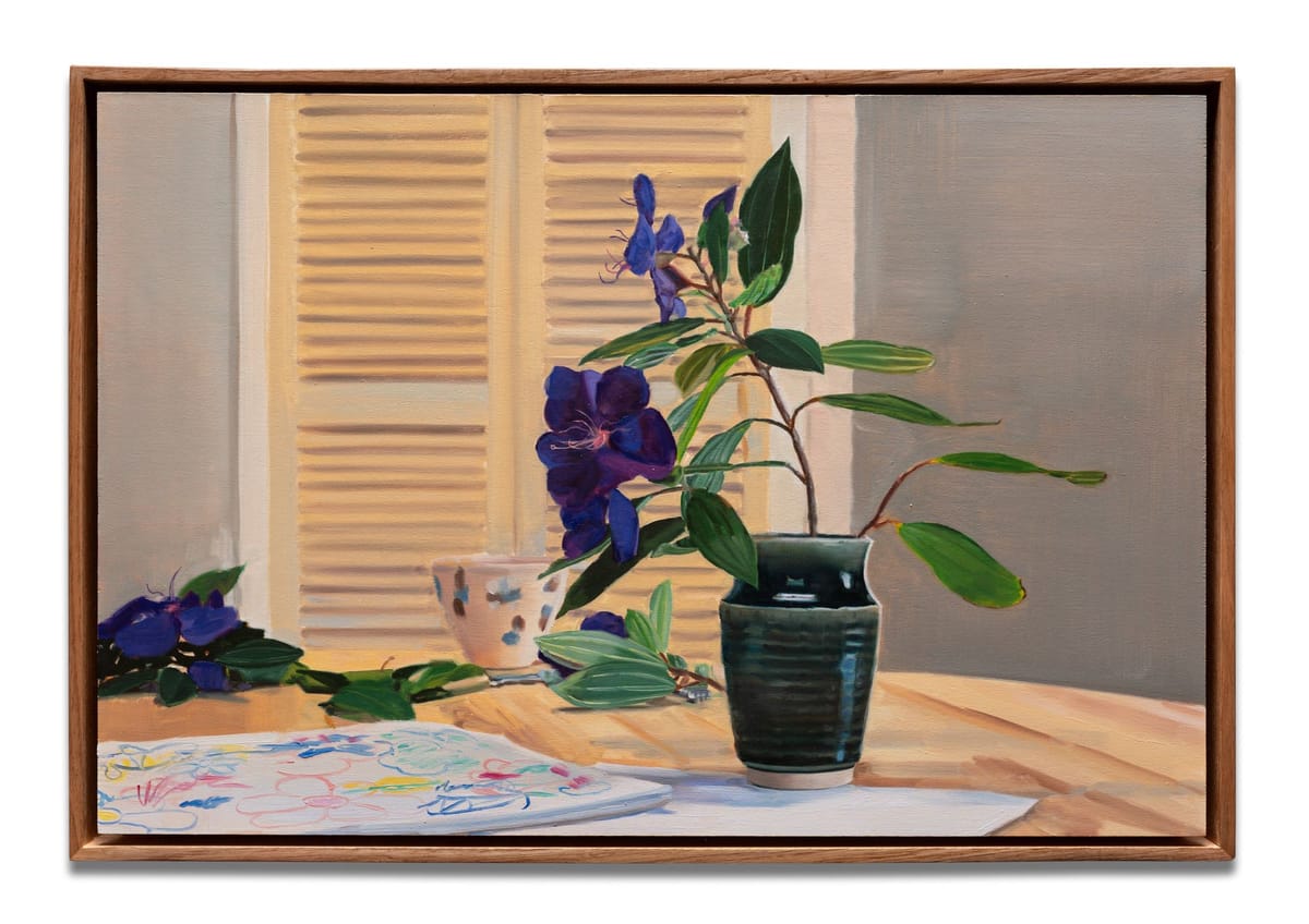 Cosima Scales - Tilly's vase and drawings from Luna