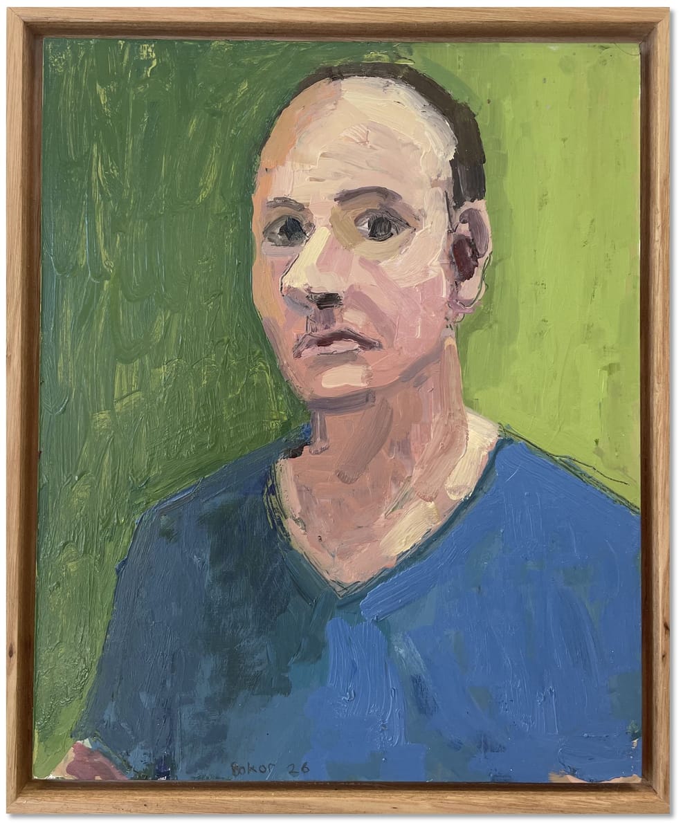 John Bokor - The Worried Man (Self Portrait)