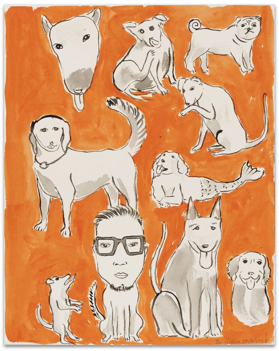 Vipoo Srivilasa - Self Portrait as The Puppy King II