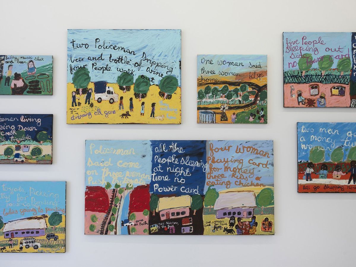 'REMEMBERING NOW' INSTALLATION by Sally M Nangala Mulda