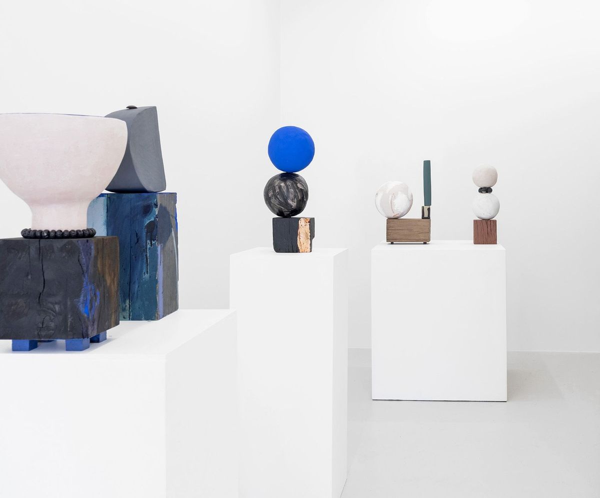 INSTALLATION VIEW 'Aggregates in Construct' by Ari Athans