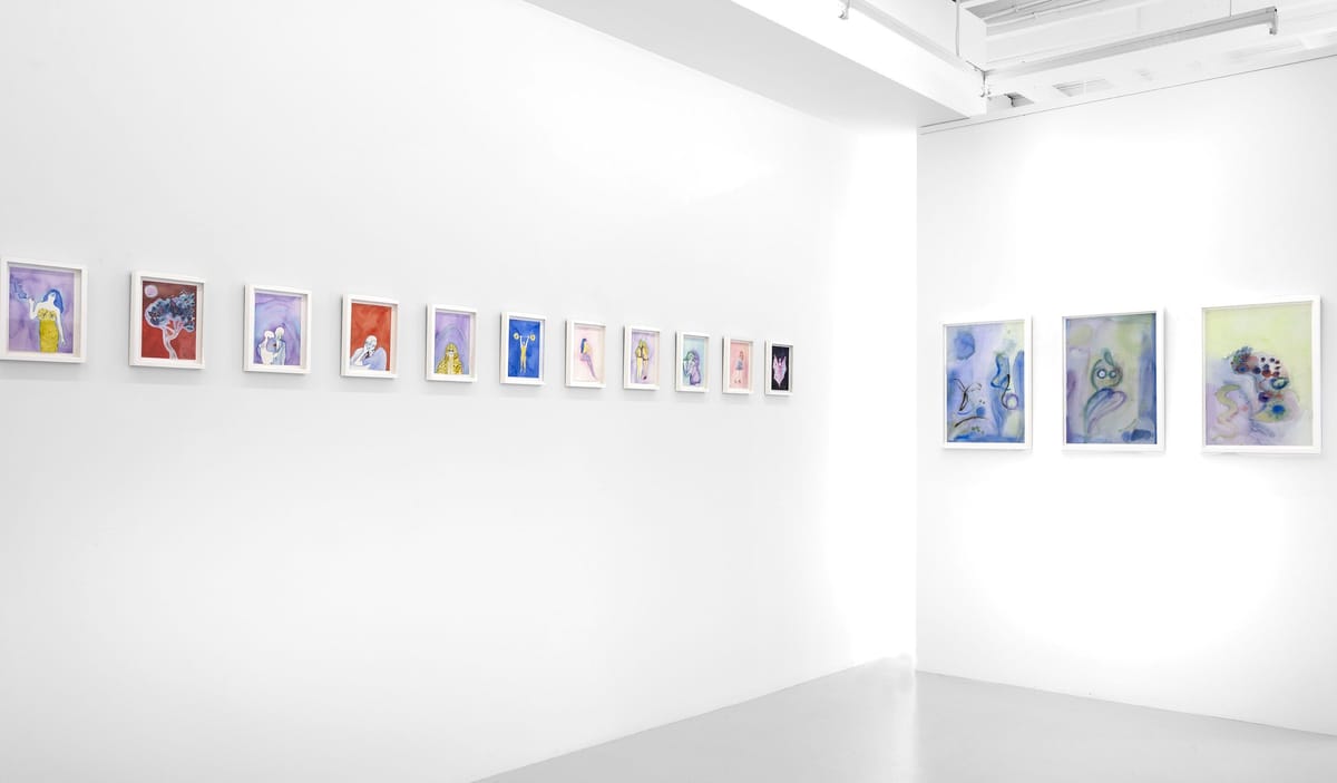 Tara Marynowsky - LIGHT, BLUE, DISCO Installation view