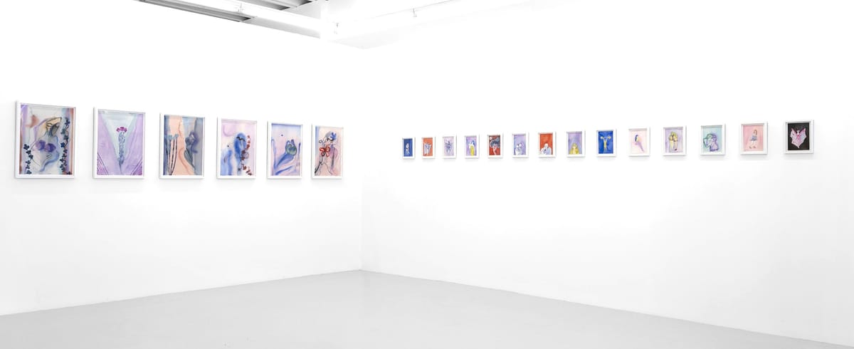 Tara Marynowsky - LIGHT, BLUE, DISCO Installation view