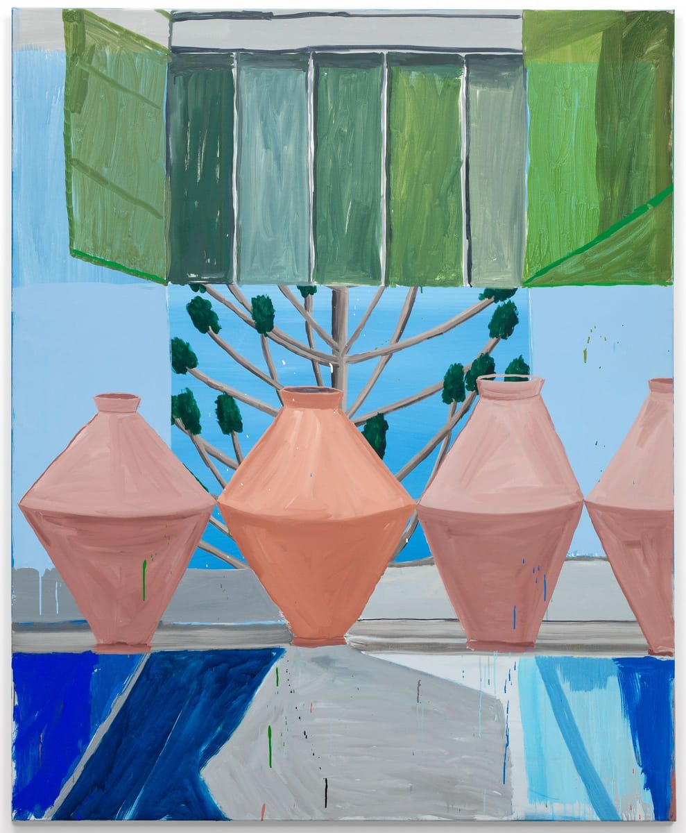 Nat's Vessels Holding Hands, Tweed Tree, LB House Head by Sally Anderson