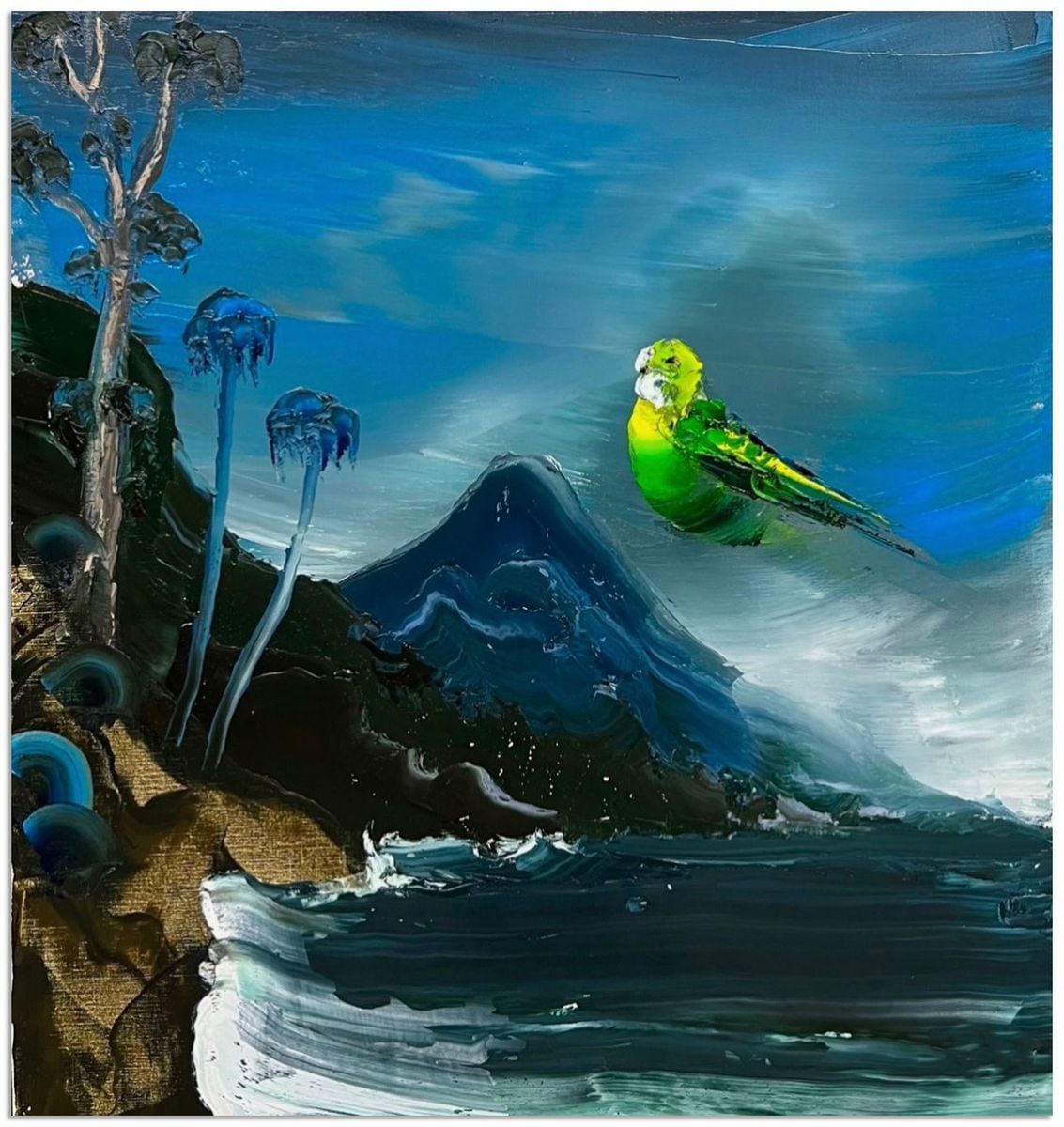 Green Bird of Paradise by Paul Ryan