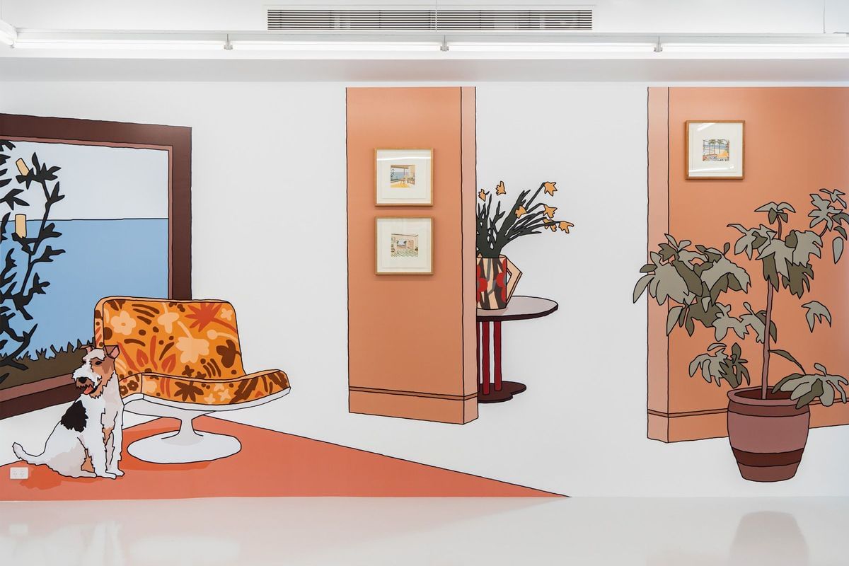 INSTALLATION VIEW 'All My Friends Have White Walls And Beige Carpet'