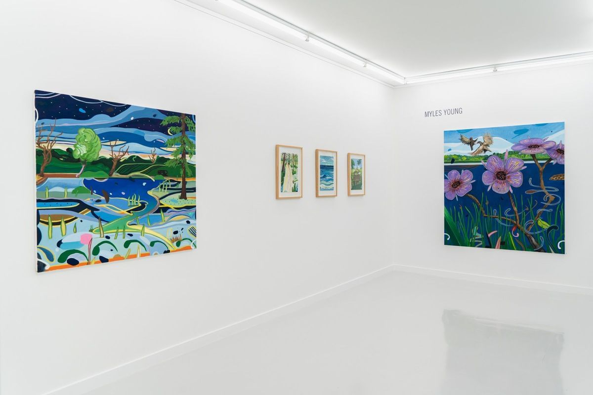 INSTALLATION VIEW 'Nature is a Theatre' by Myles Young