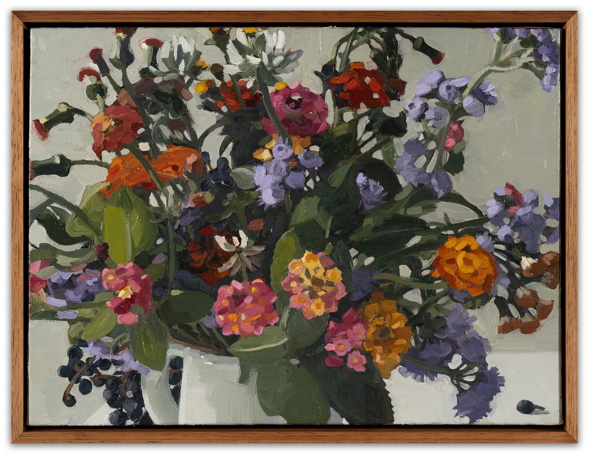 Judith Sinnamon - Weeds (Lantana, Blue Billygoat Weed, Privett Berries, Clover Flowers)