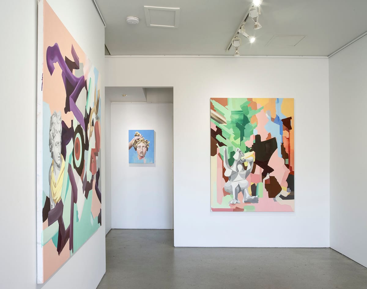 Stefan Dunlop - Installation view 'Requiem for the Static King'