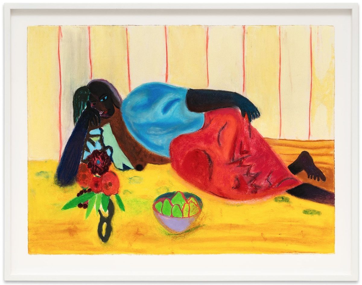 Rhys Lee - Reclining with Flowers & Pears (After Matisse) #1