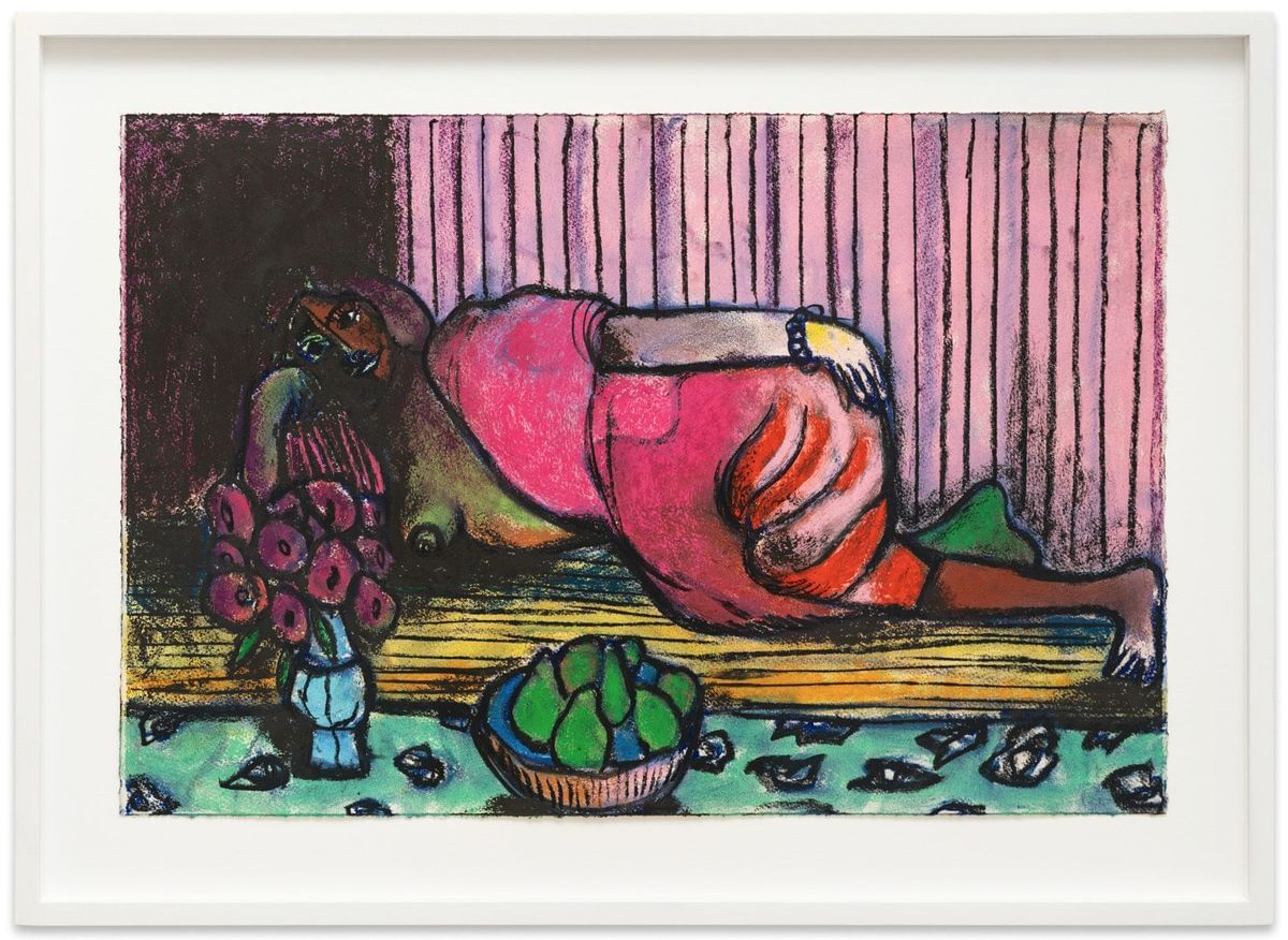 Rhys Lee - Reclining with Flowers & Pears (After Matisse) #4